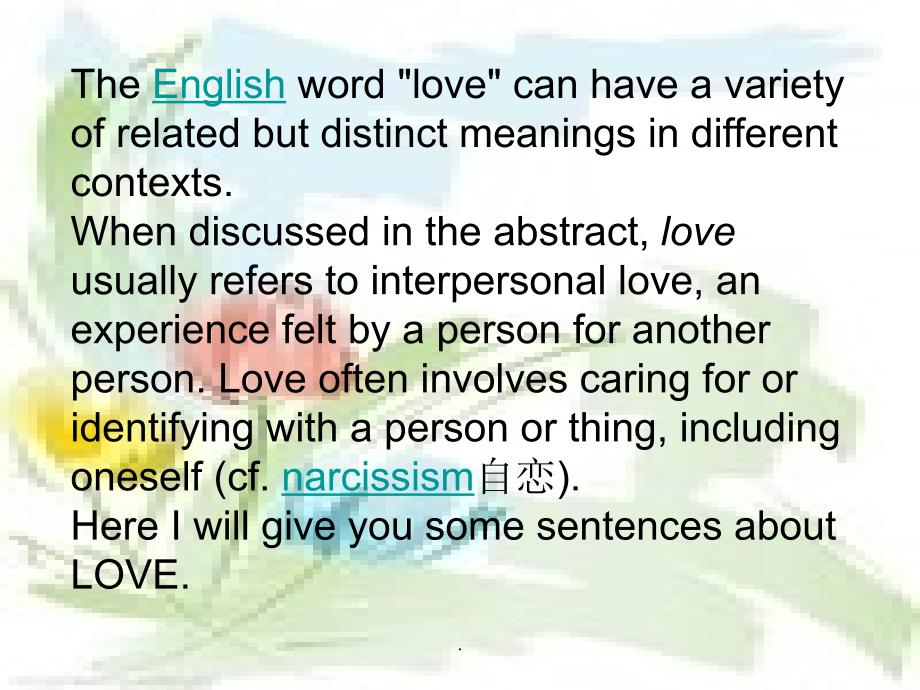 英语演讲_关于爱情[1]ppt课件_第2页