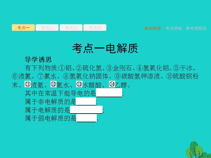 2017高考化学一轮复习 2.2 离子反应 新人教版_第3页