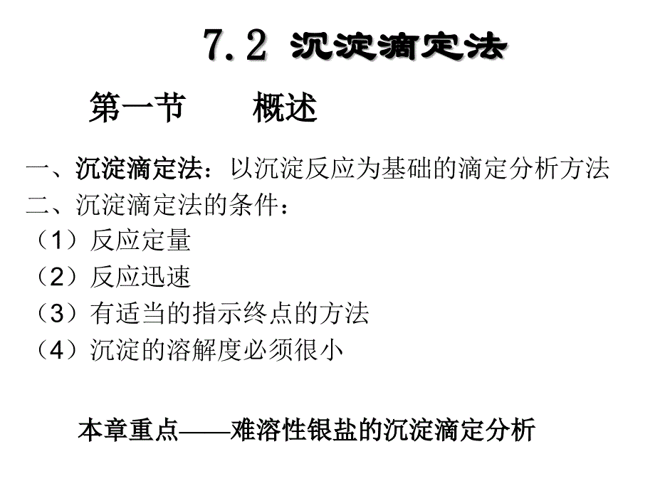 沉淀滴定法和重量分析法课件_第3页