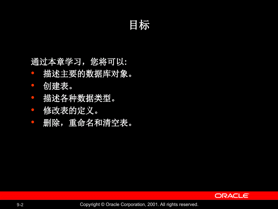 Oracle 中文版教材Les09_chinese精编版_第2页