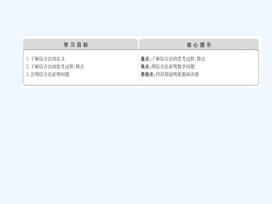 2017-2018学年高中数学 第二章 推理与证明 2.2 直接证明与间接证明 2.2.1.1 综合法 新人教A版选修2-2_第2页