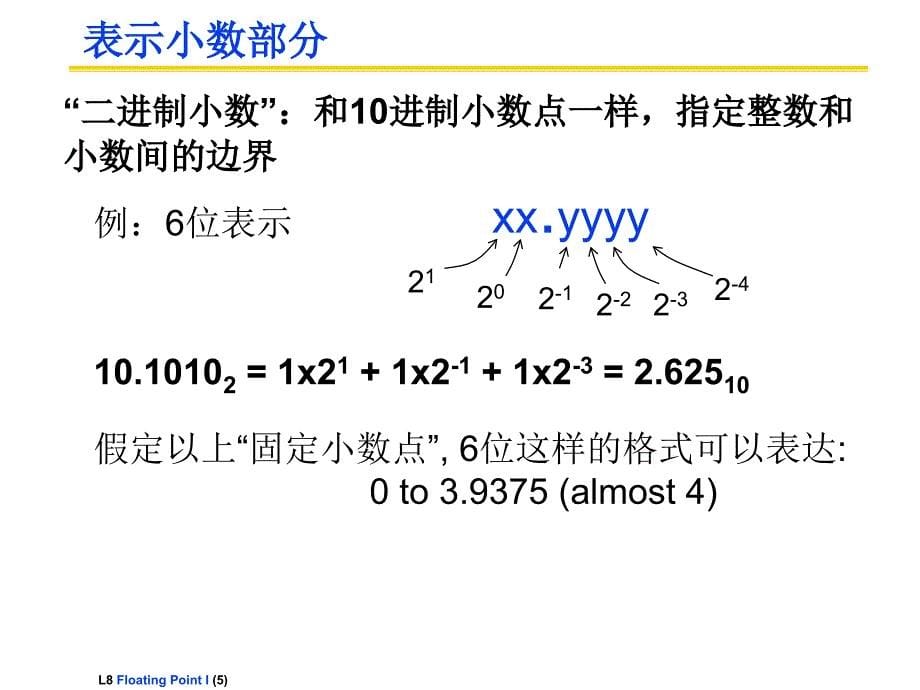 计算机结构与组成 MachineStruFloatingPointI精编版_第5页