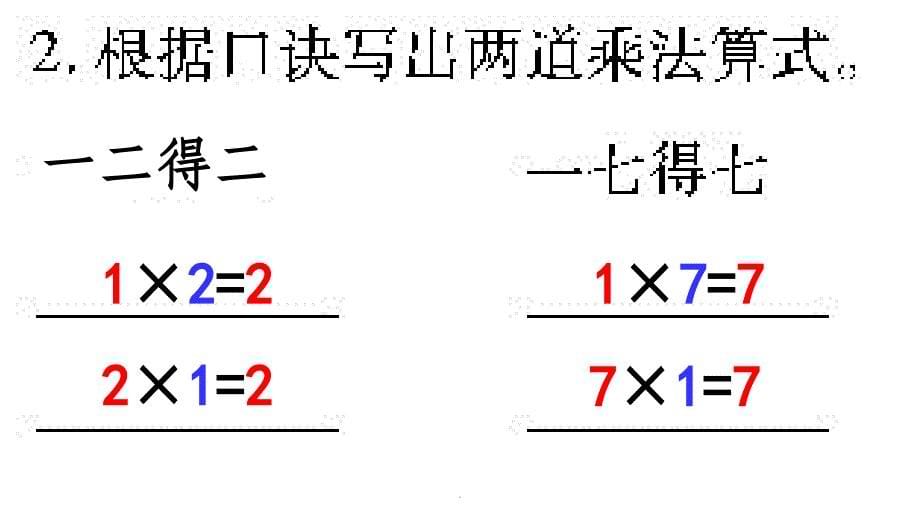 的乘法口诀练习题ppt课件_第5页