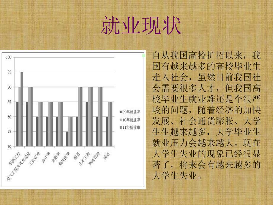 用经济学原理分析大学生就业现状ppt课件_第2页