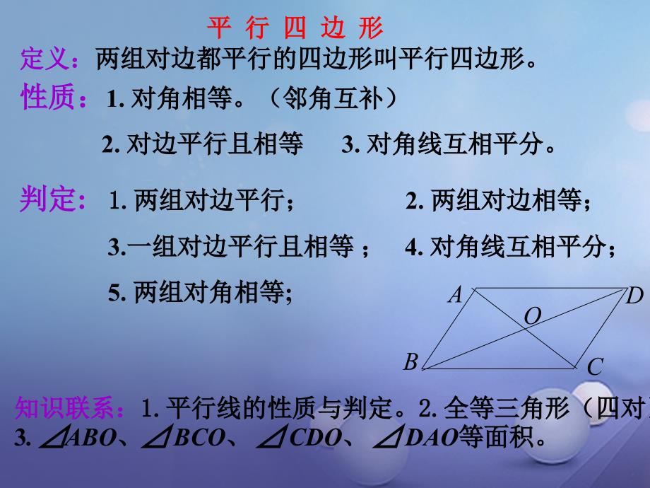 2017年中考数学专题复习 四边形1_第4页