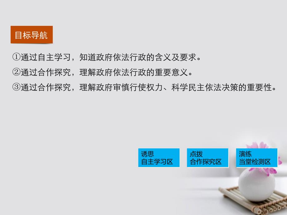 2016-2017学年高中政治 4.1 政府的权力 依法行使 新人教版必修2_第3页