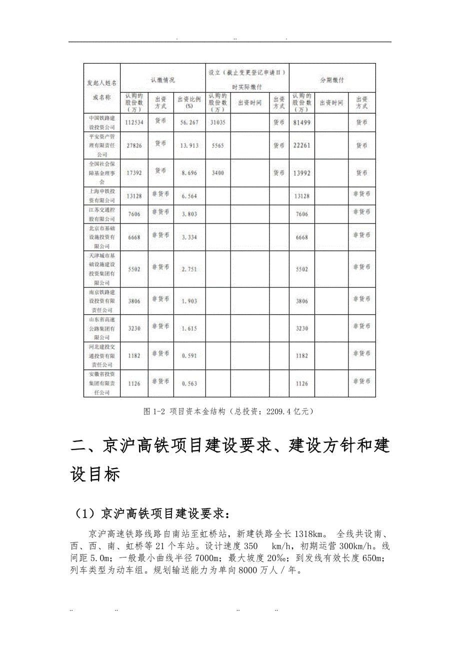 工程项目管理课程设计以京沪高铁为例_第5页