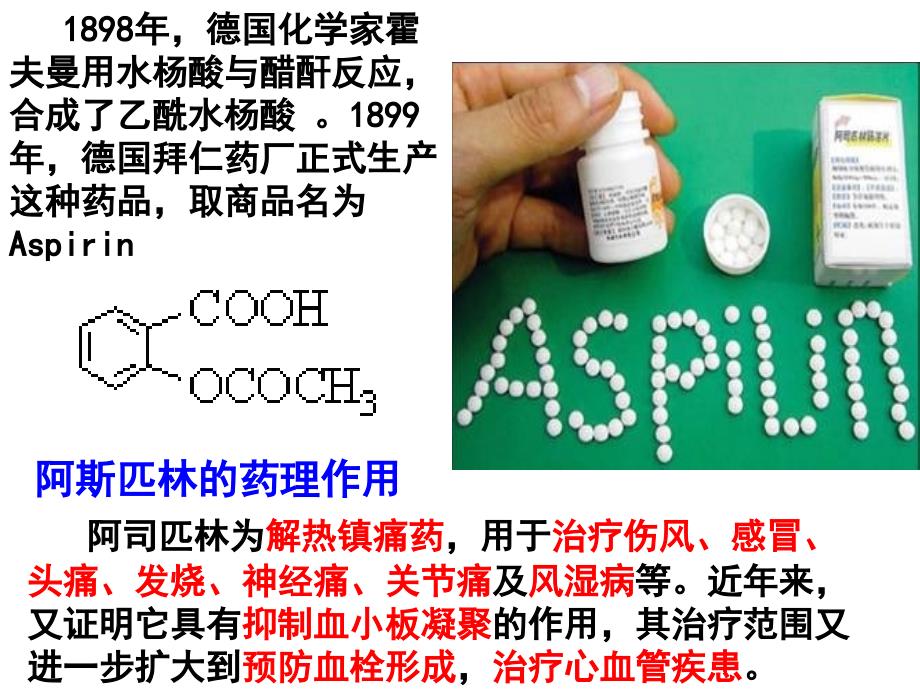 阿司匹林的合成ppt课件_第4页