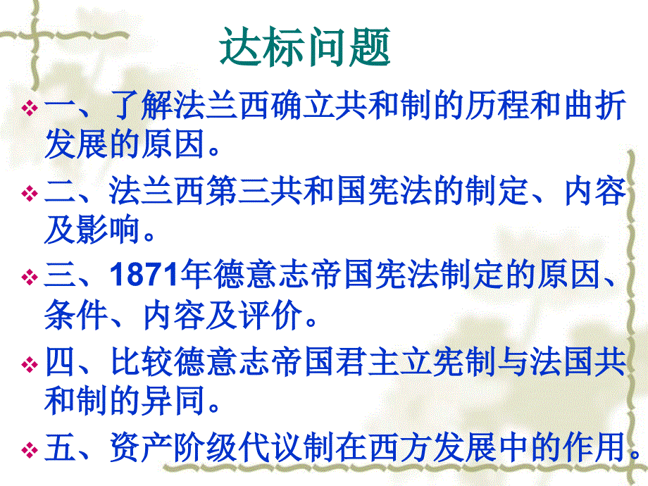 高中历史 资本主义政治制在欧洲大陆的扩展课件 新人教版必修1_第3页