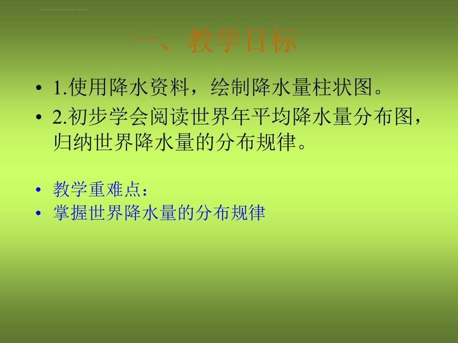 降水的变化与分布新课改课间课件_第4页