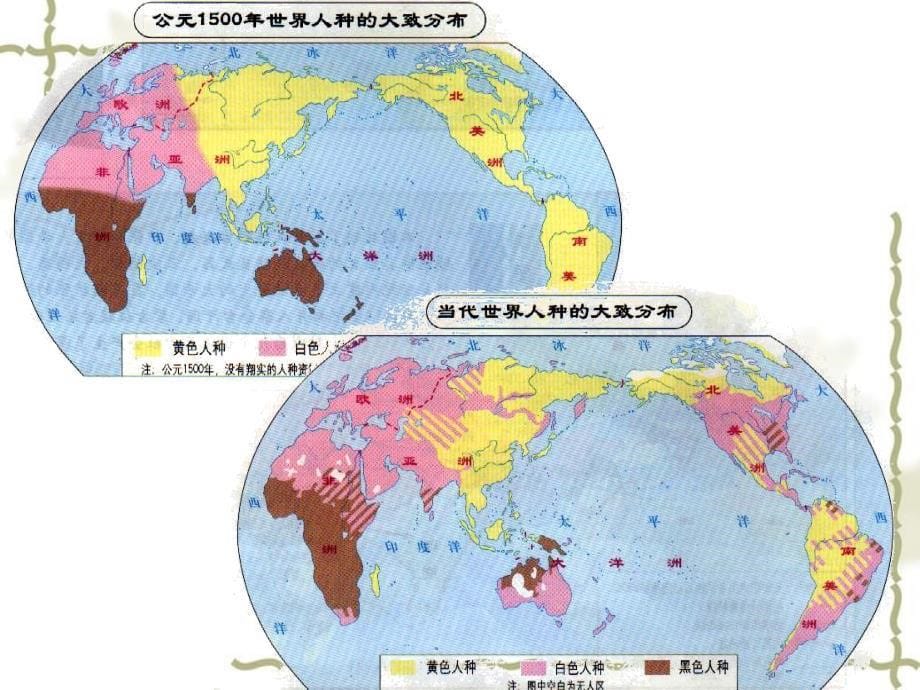 高一历史主题二第8课种族与人口课件2_第5页