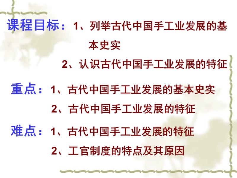 高一历史古代中国的手工业经济课件2 人民版 必修2_第2页