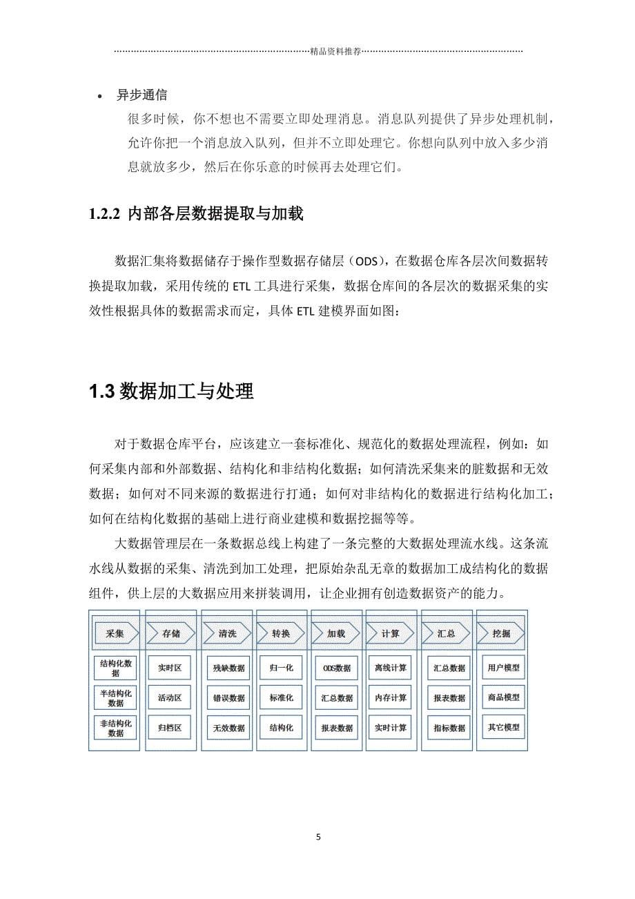 数据仓库建设方案（DOC32页）精编版_第5页