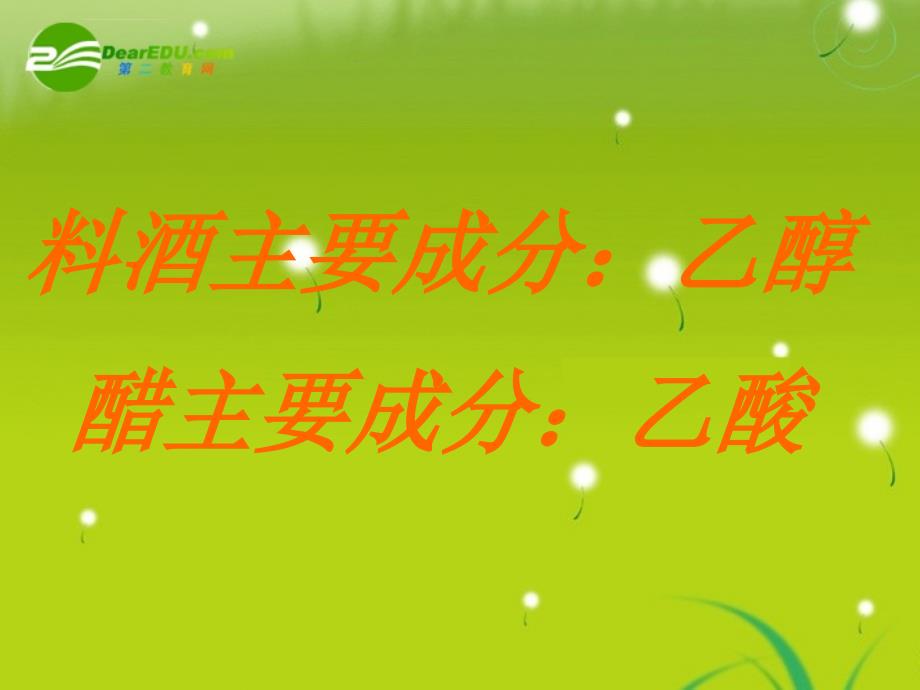 高中化学 第三节生活中两种常见的有机物乙酸教学课件 新人教版必修_第3页