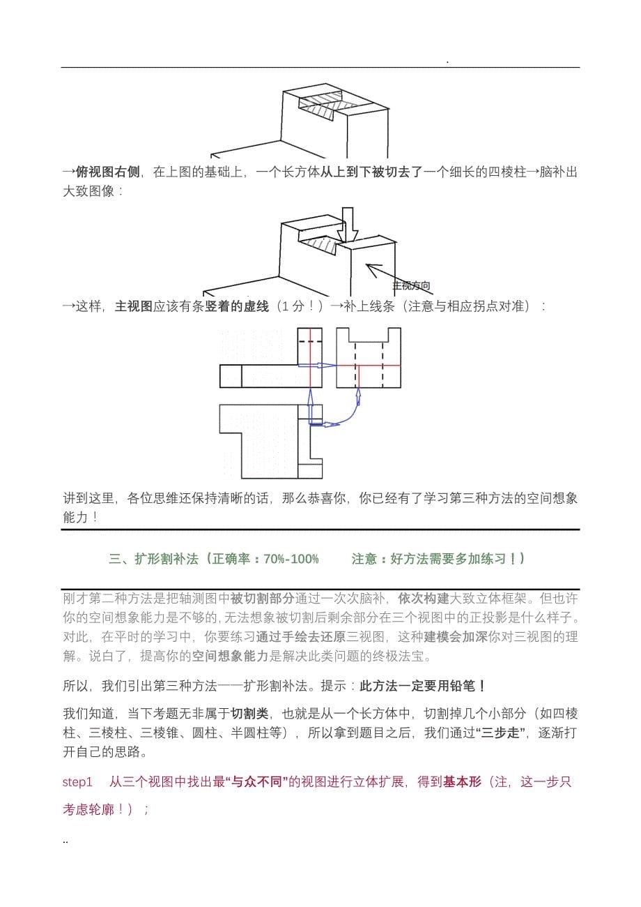 通用技术三视图添线专题评讲_第5页