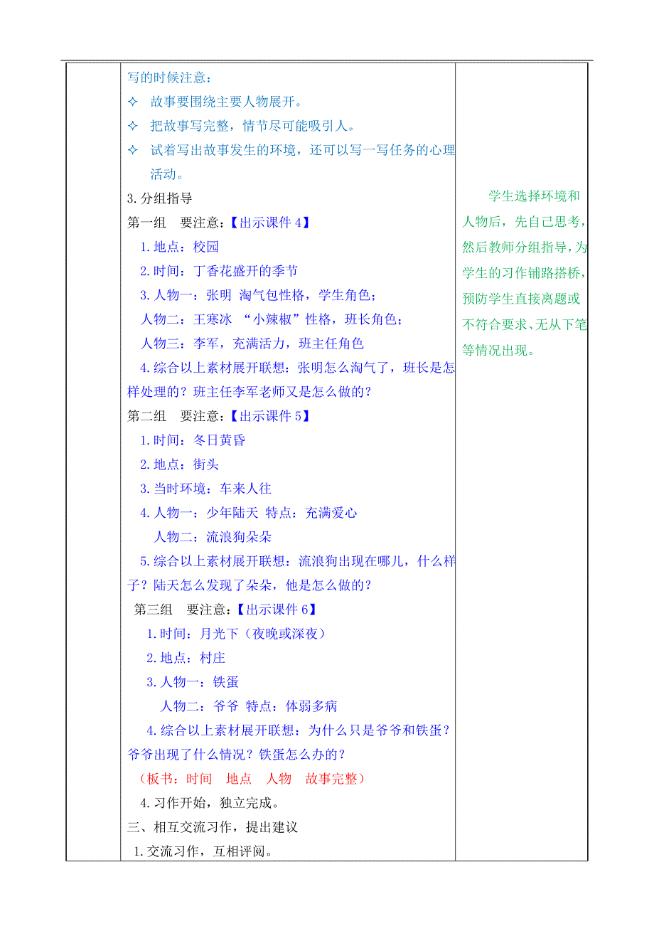 统编教材新人教版六年级上册语文习作：笔尖流出的故事教案_第2页