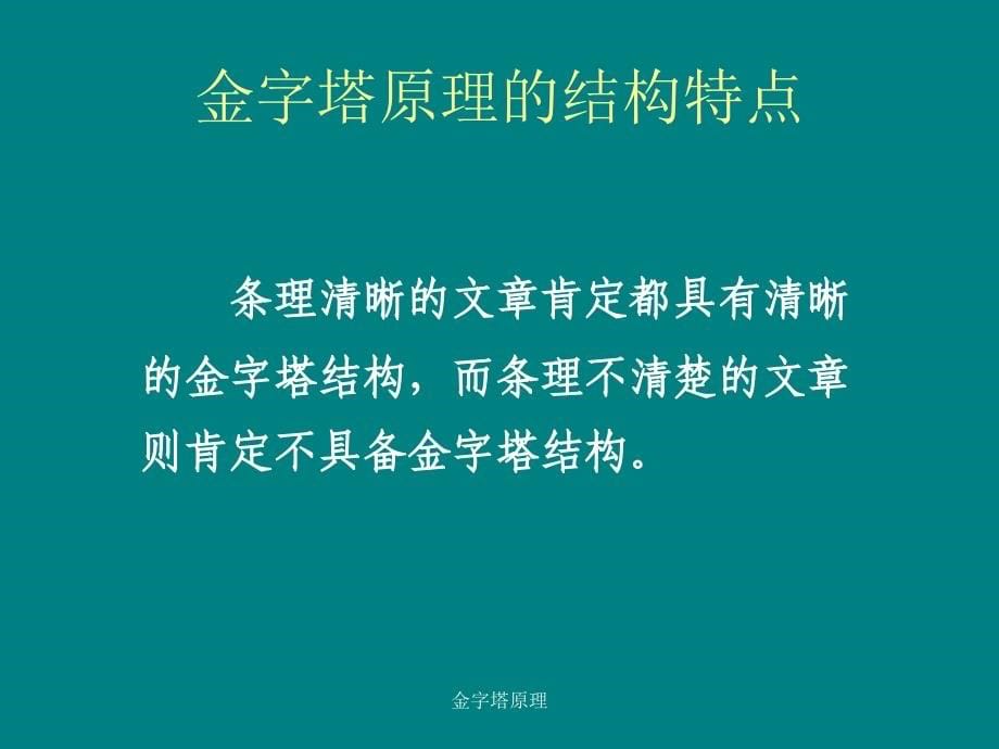 精编方法论 金字塔原理及应用资料_第5页