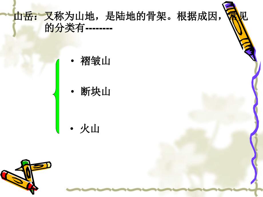 高中地理：4.2《山岳的形成》课件（新人教版必修1）_第2页