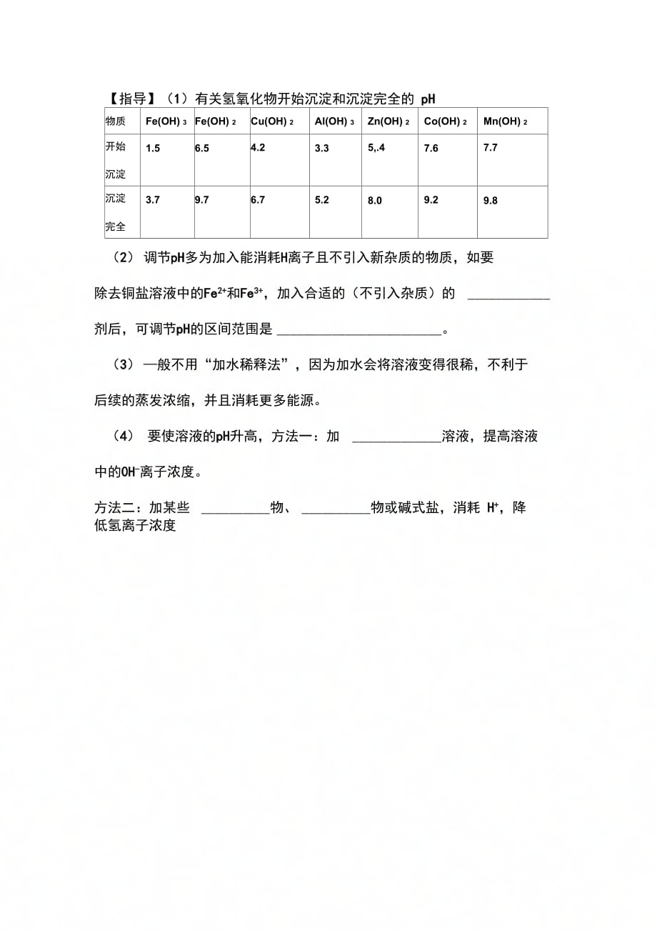 金属沉淀的PH_第1页