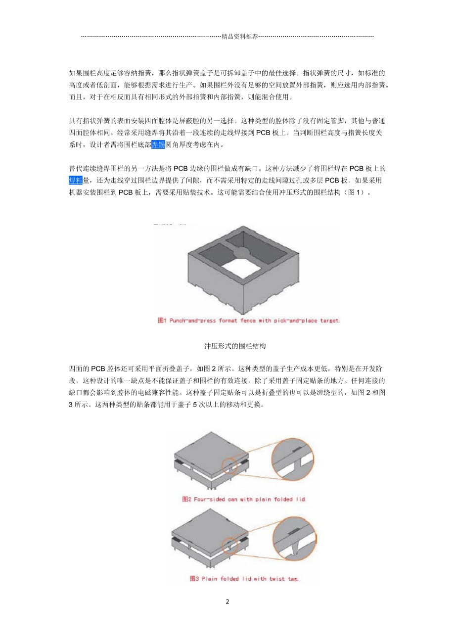 PCB板级屏蔽腔精编版_第2页