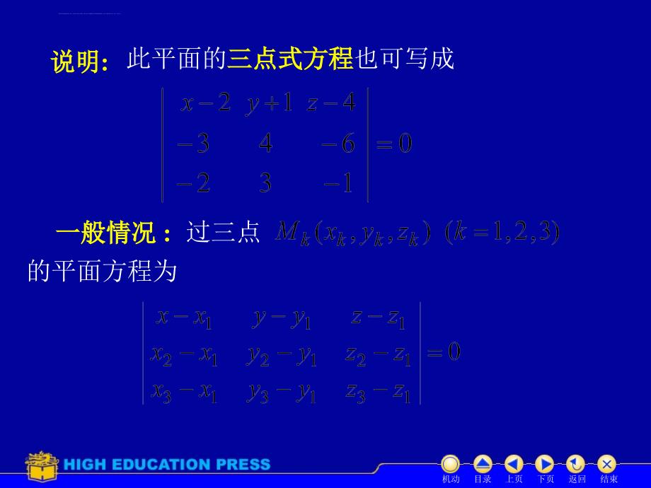 高等数学(同济大学)课件第7_5平面方程_第4页