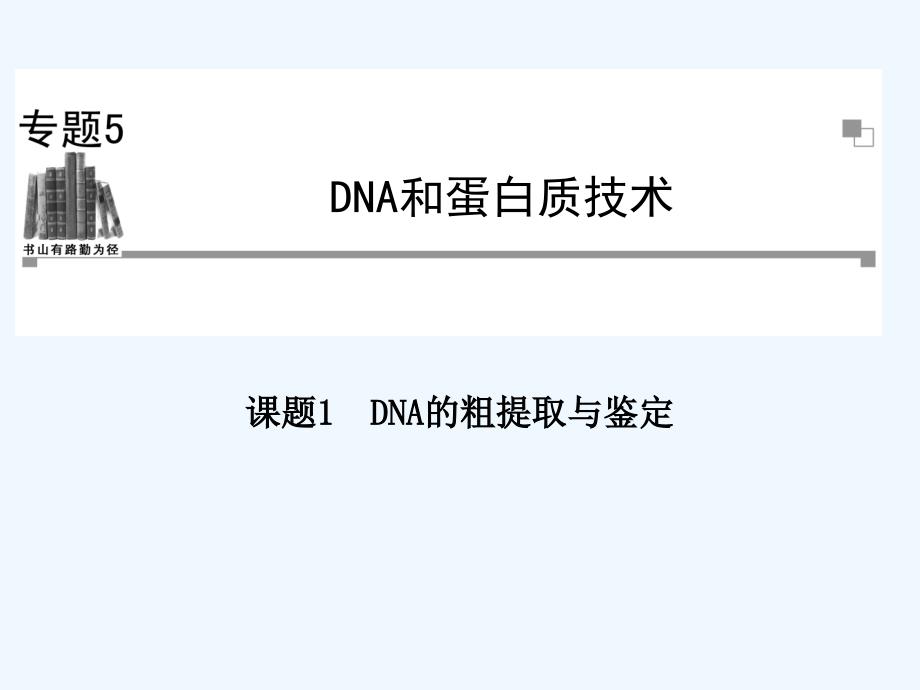 DNA的粗提取与鉴定ppt课件_第1页