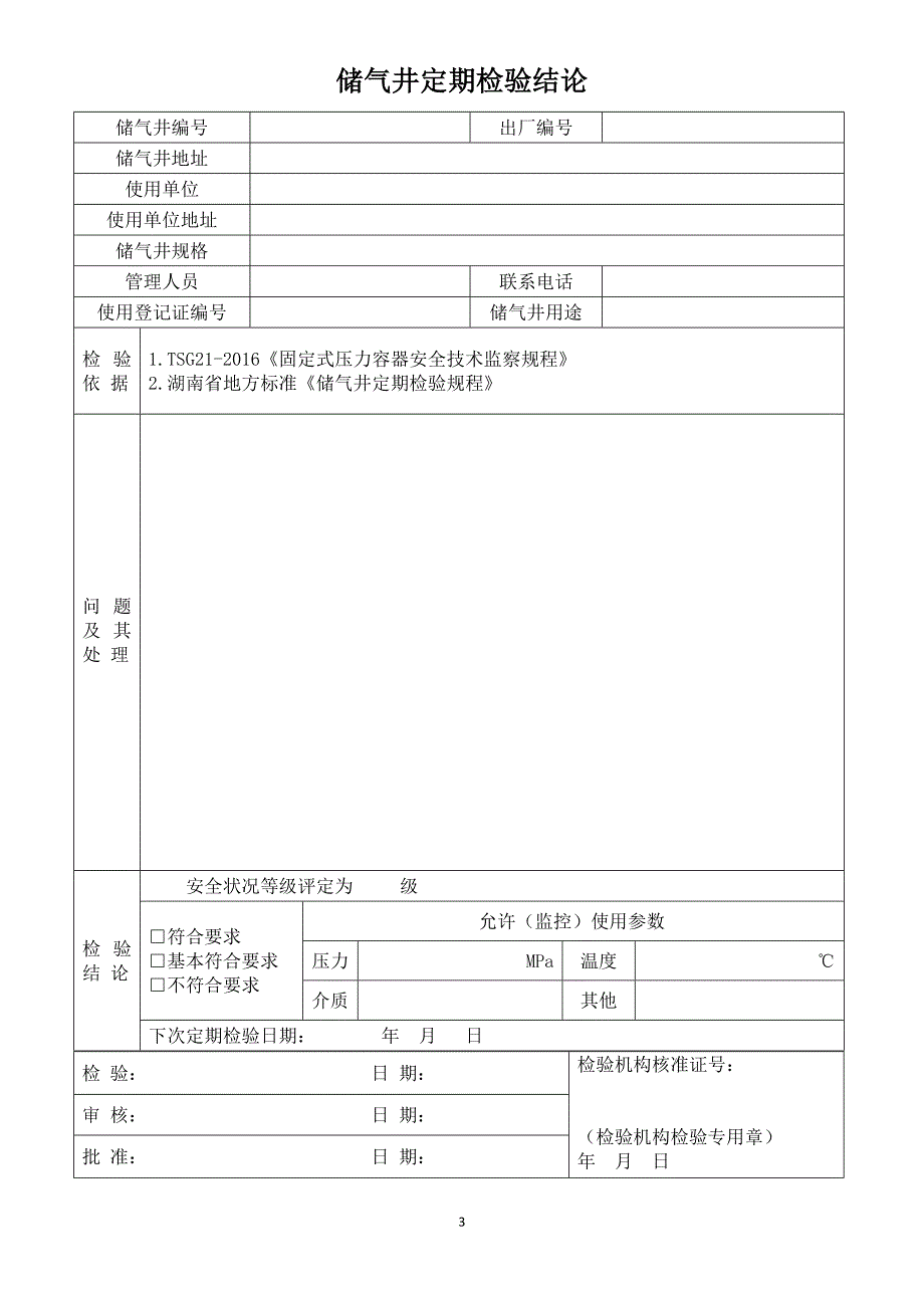 储气井定期检验报告（模板）_第3页