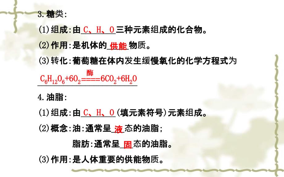 九级化学下册 第十二单元 化学与生活课件 （新）新人教版_第4页