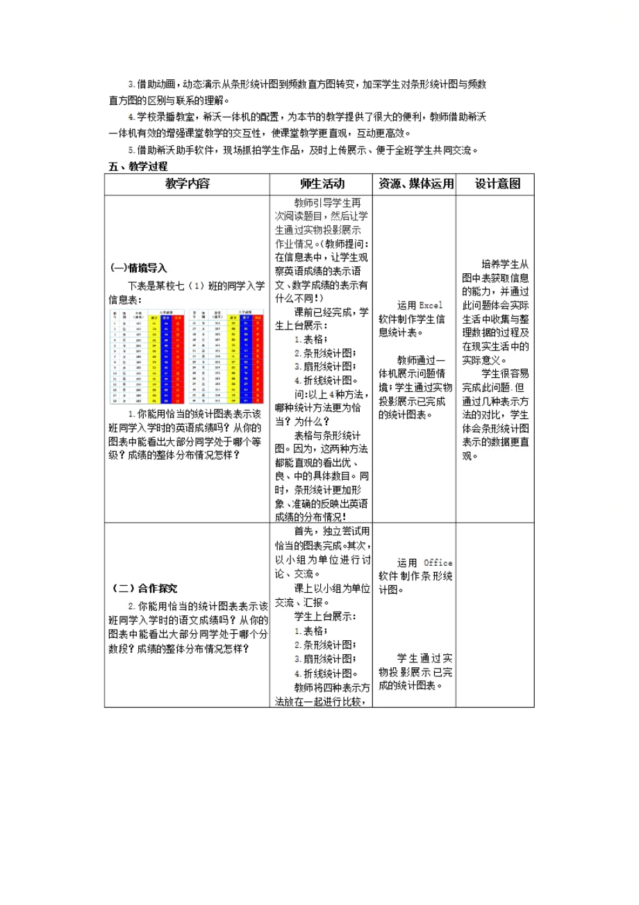 新北师大版七年级数学上册第六章优质课：《频数直方图》教学设计（市优）_第2页