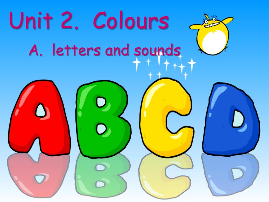 letters and sounds小学英语三年级上册unit2 colors课件_第1页
