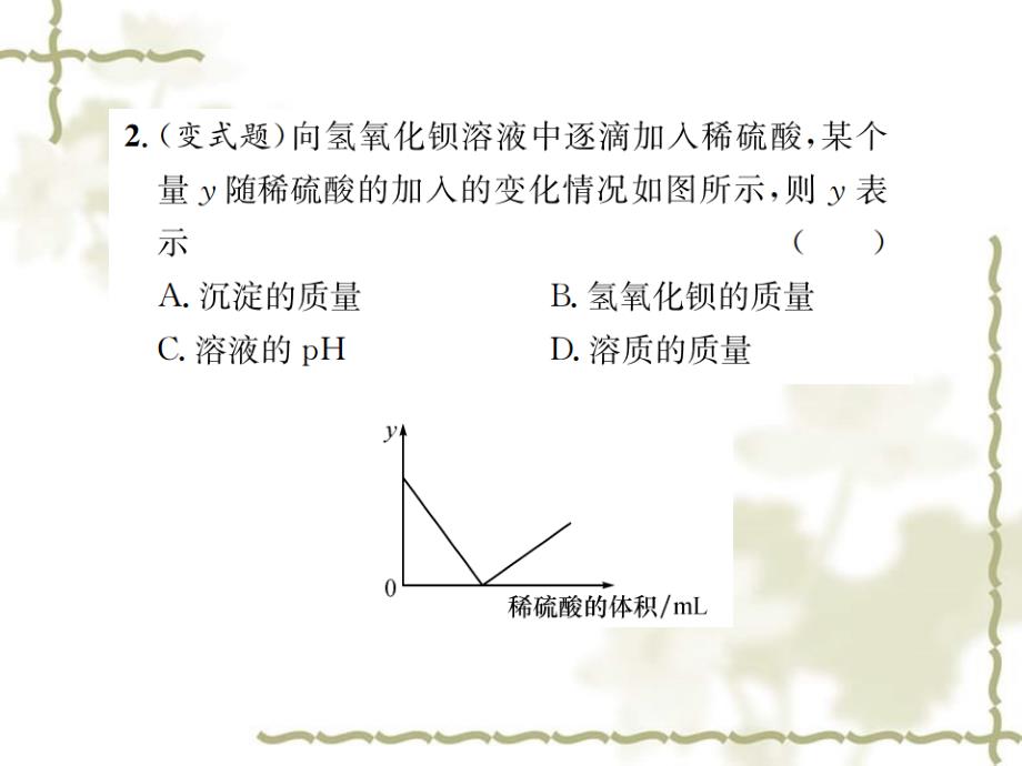 广西2019中考化学 中考6大题型轻松搞定 题型复习（一）函数图像题课件_第3页