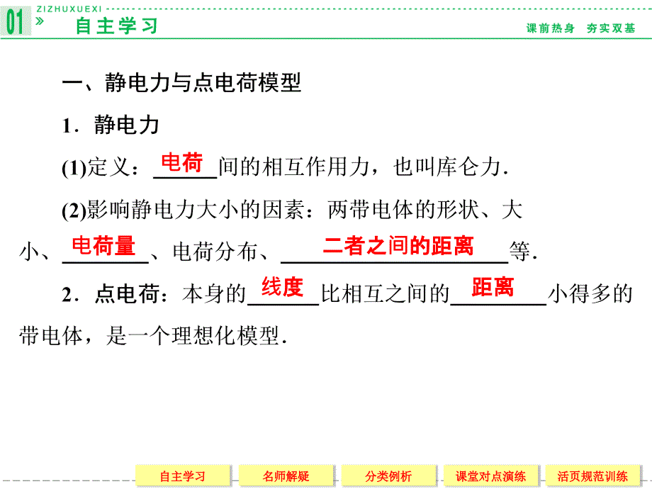 选修3-1第1章1-2静电力库仑定律精编版_第3页