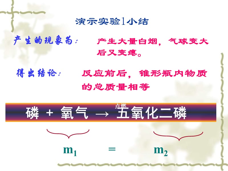 九级化学质量守恒定律第一课时课件 鲁教_第5页