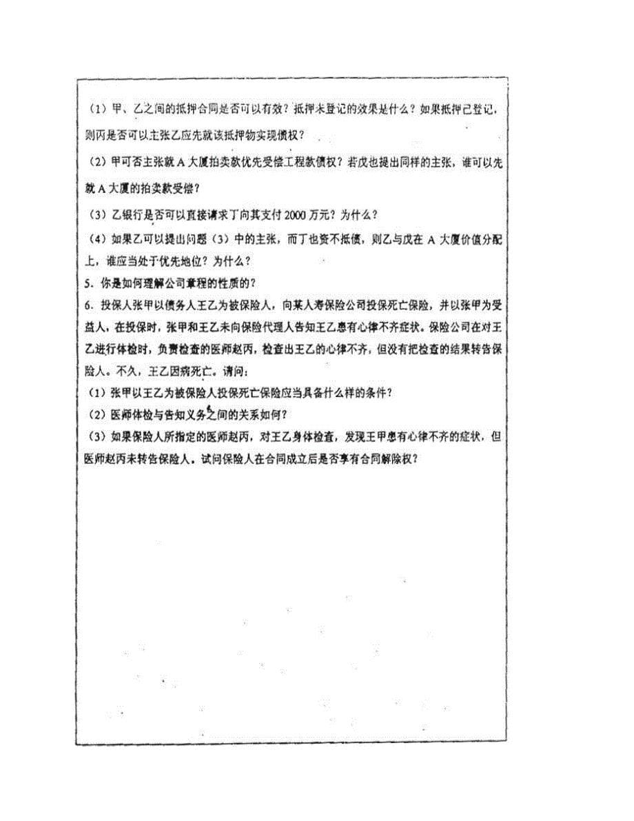 (NEW)南京大学法学院《928经济法专业综合一（经济法学、民法学、商法学）》历年考研真题汇编_第5页