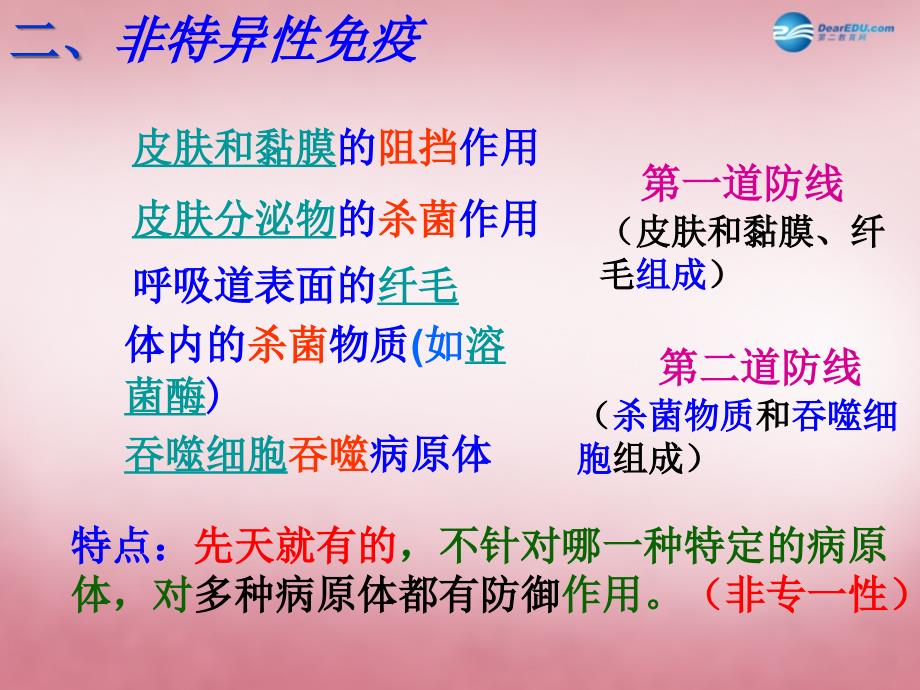 陕西省延安市宝塔区青化砭镇初级中学七级生物下册 第七章 第一节 免疫课件 冀教_第3页