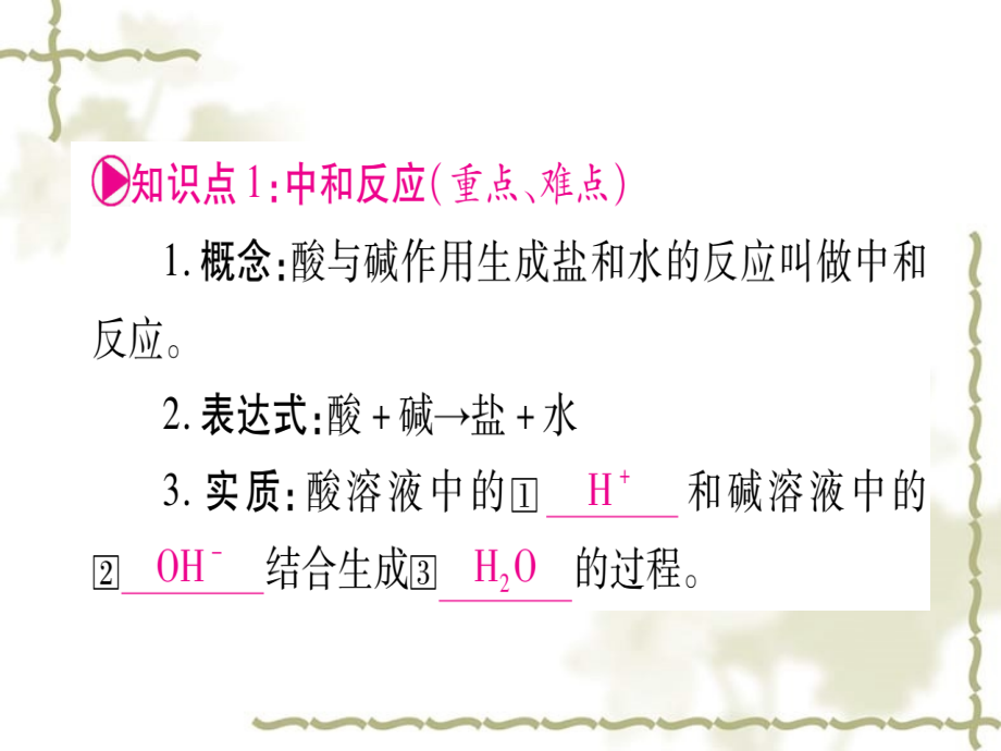 （宁夏专用）2019中考化学复习 第一部分 教材系统复习 第十单元 酸和碱 第2课时 酸和碱的中和反应课件_第2页