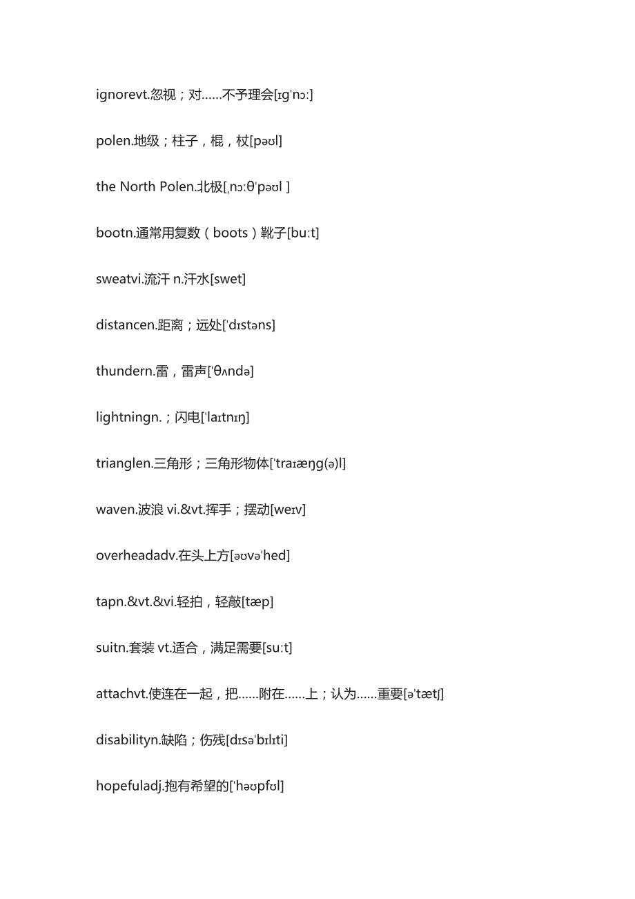 (全)译林牛津版高中英语 模块3Unit 1~Unit3单词_第4页