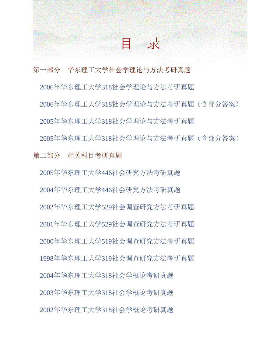 (NEW)华东理工大学社会与公共管理学院《623社会学理论与方法》历年考研真题汇编_第1页