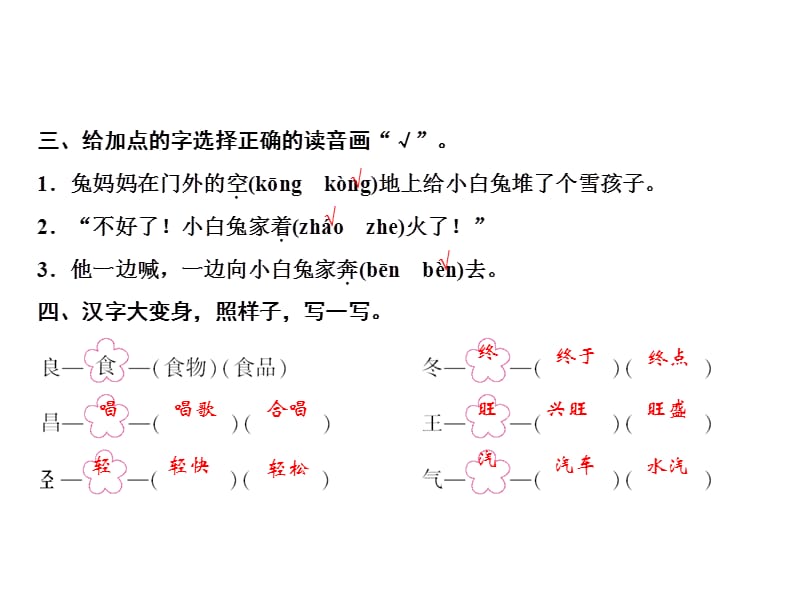 部编版二年级上册语文《雪孩子》课件 (19)_第3页