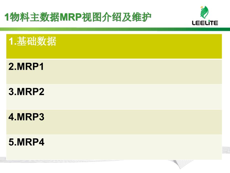 SAP主数据MRP视图了解及维护课件_第3页