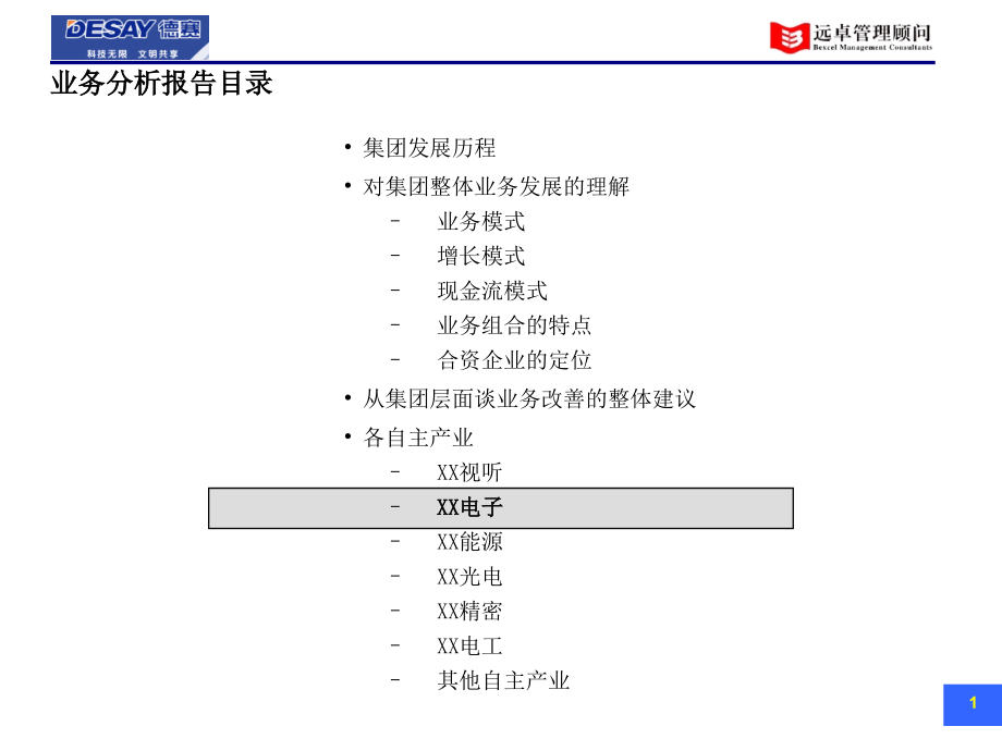 xx集团战略－现有业务分析分报告电子(1)精编版_第2页