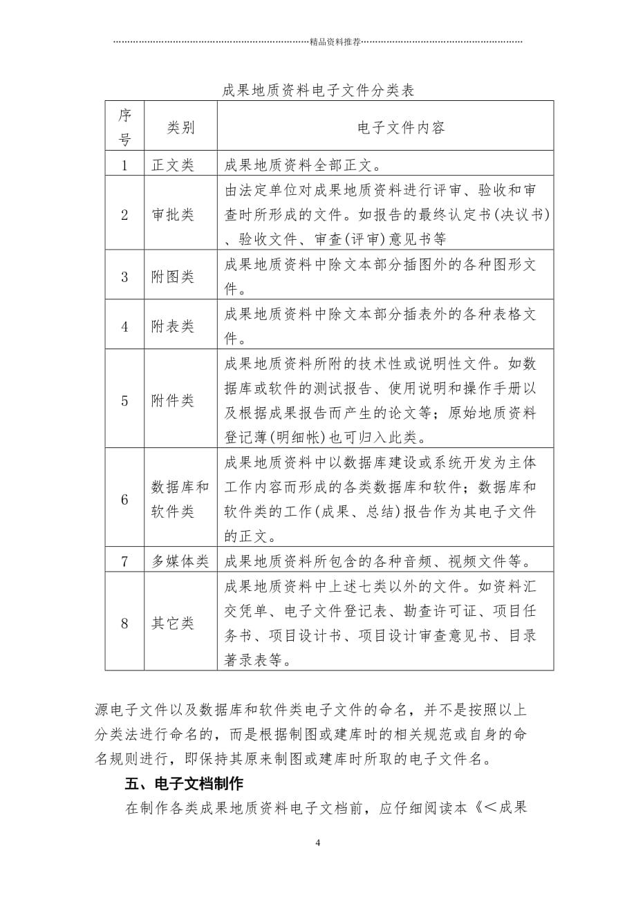 整理精品成果地质资料电子文件汇交格式要求使用说明精编版_第4页