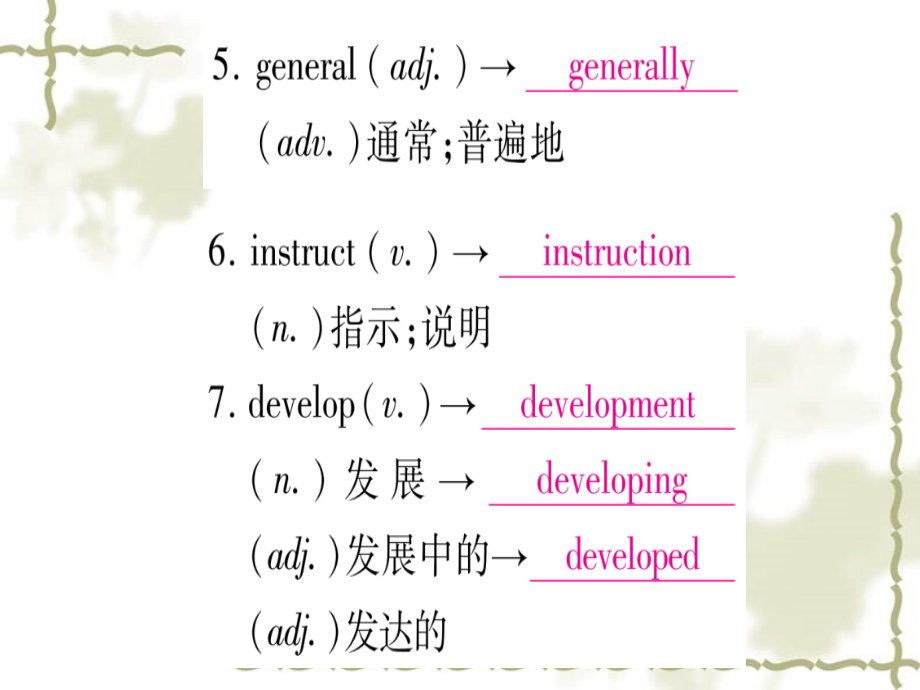 甘肃省2019中考英语 第一篇 教材系统复习 考点精讲15 九全 Units 56课件 （新）冀教_第3页