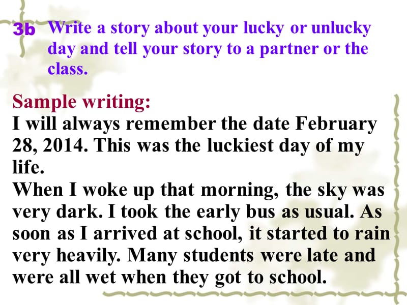 河北省东光县第二中学九级英语全册 Unit 12 Life is full of the unexpected Section B 3课件 （新）人教新目标_第4页