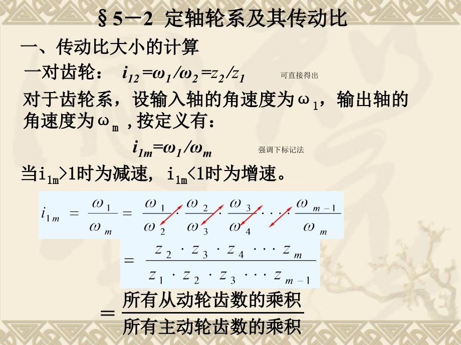 《机械设计基础》第5章轮系1解析课件_第3页