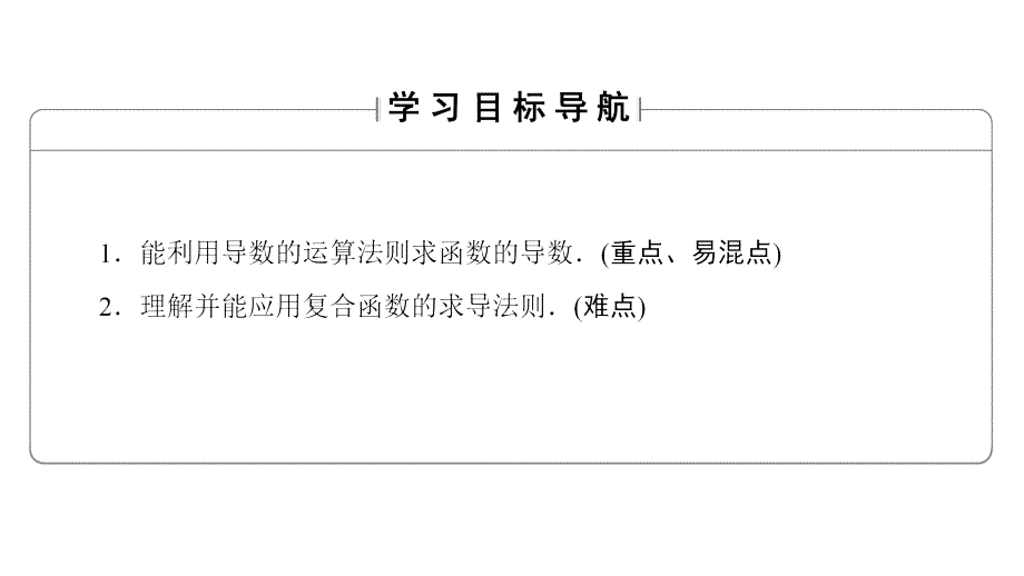 高二数学人教A选修22课件第1章122基本初等函数的导数公式及导数的运算法则二_第2页