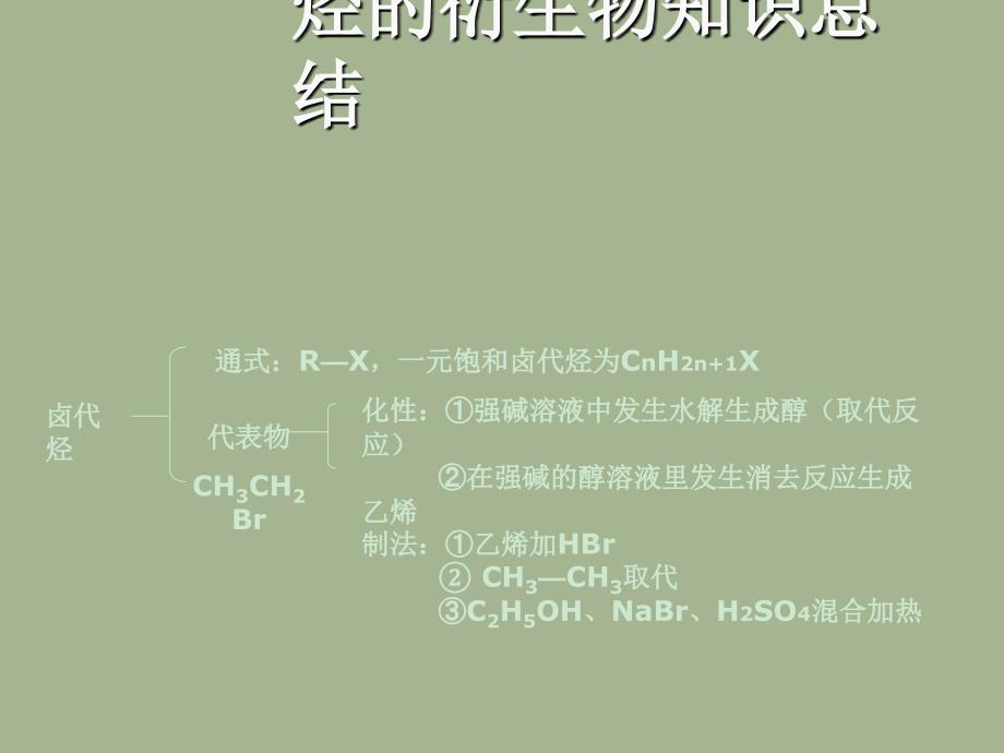 《烃的衍生物知识总结》课件_第2页