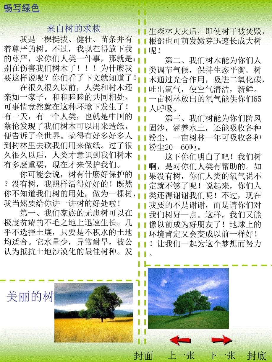 电子报刊_绿色环保_二十九中_靳沙-PowerPoint精编版_第5页