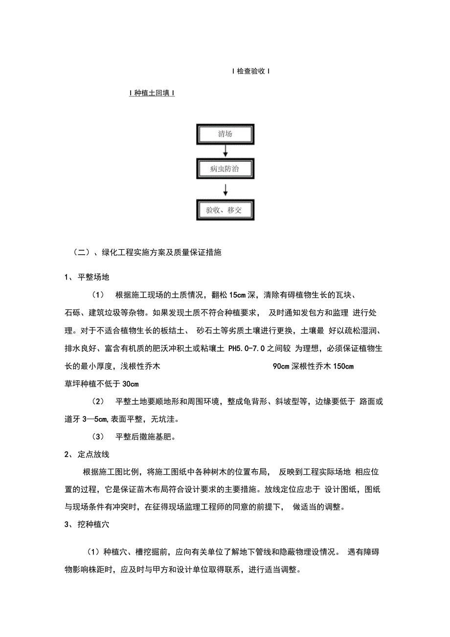 202X年园林绿化工程施工组织设计方案_第5页