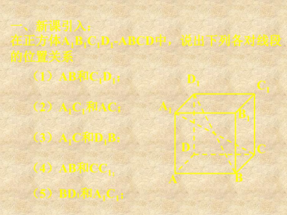 高中数学 1.2.2空间两条直线的位置关系（2）课件 苏教必修2_第2页